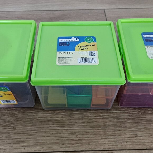 Excellerations STEM Translucent Shapes Set - Picture 2 of 4